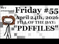 Friday 26 -