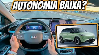 Autonomia do Geely EX2 Max na estrada! 