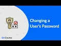OnCourse CRM - Changing a User s Password