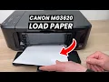 Canon PIXMA MG3620 Printer How to Load Paper