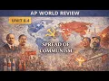 AP World History Review Unit 8 Topic 4 The Spread of Communism