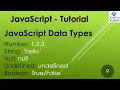 JavaScript Data Types JavaScript tutorial in Hindi