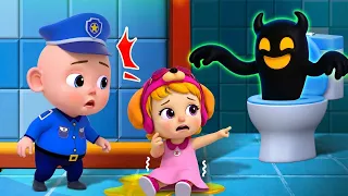 oh no monster in the toilet monster song more nursery rhymes u0026 kids songs pib world