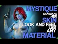 Wiki Weekdays Mystique Can Make Her Skin Look And Feel Like Any Material
