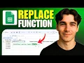 How To Use Replace Function In Google Sheets Tutorial 2026