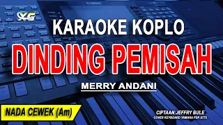 dinding pemisah karaoke koplo nada wanita merry andani 