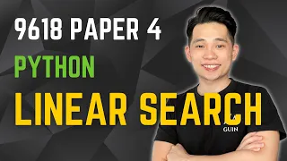 Python Linear Search A Level Computer Science 9618 Paper 4