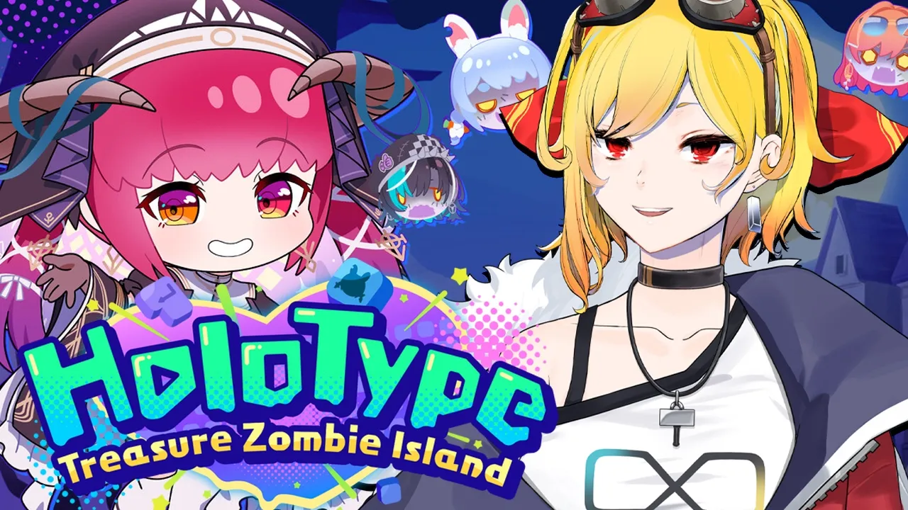 【HoloType: Treasure Zombie Island】imagine typing, btw cool new working outfit bro