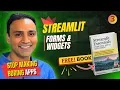 Streamlit Forms Widgets