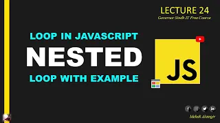 nested loop in javascript 2024 I nested loop in javascript urdu