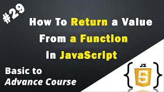 How To Return a Value From a Function in JavaScript