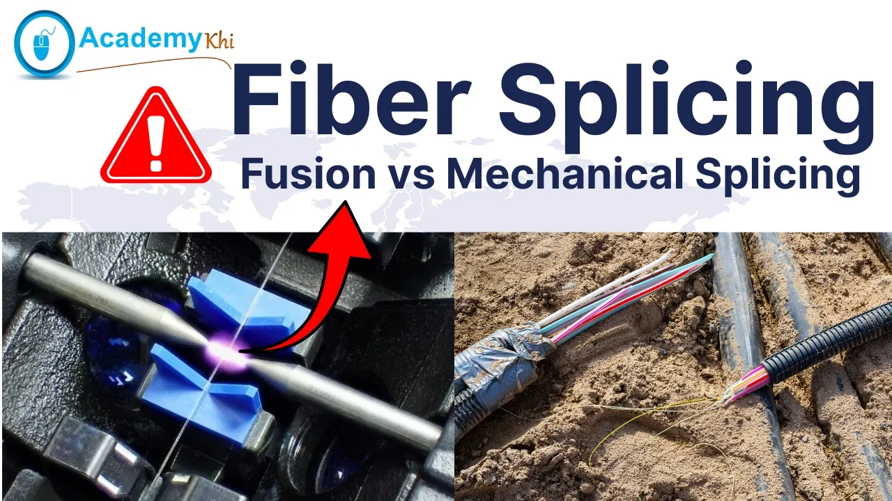 Optical Fiber Splicing Explained | Fusion vs Mechanical Splice Loss | Splicing 4 steps | Urdu/Hindi