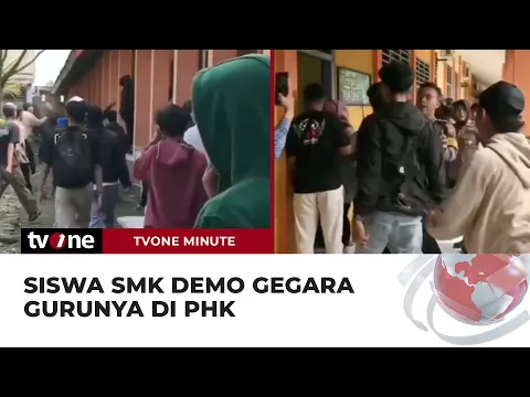 Aksi Sejumlah Siswa SMK Demo Gegara Gurunya Di-PHK Tanpa Alasan