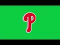 Philadelphia Phillies Logo on a Green Screen FREE GreenScreen No copyright