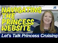 CRUISE NEWS NAVIGATING PRINCESS CRUISES WEBSITE LOGGING IN MAKING RESERVATIONS EXCURSIONS ON SALE