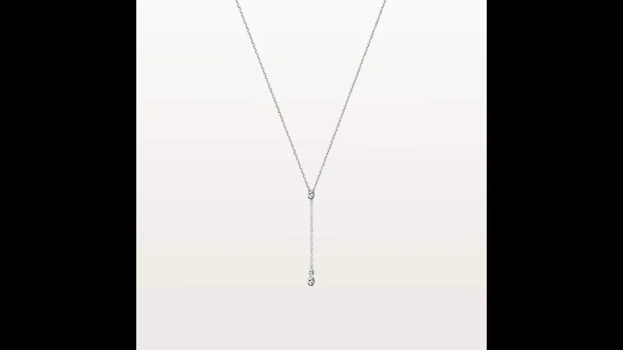 Center Stage | Bezel Diamond Lariat Necklace