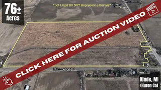 Kinde MI Land Auction 76 Acres Online Bidding Closes Tuesday March 26th At 5 00p m BidNow us
