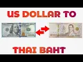 US Dollar To Thai Baht Exchange Rate Today USD To THB Dollar To Baht