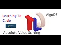 Absolute Value Sorting