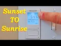 Honeywell Automatic Timer Turn Lights ON at SUNSET and OFF at SUNRISE Programable Switch RPLS740B