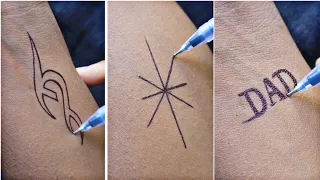 NEW LINE TATTOO SIMPLE DAD TATTOO AND AMAZING TRIBAL TEMPORARY TATTOO 