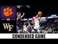 Clemson vs Wake Forest Condensed Game 2025-26 ACC Men s Basketball