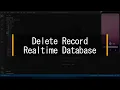 Delete Record Realtime Database Firebase - Flutter