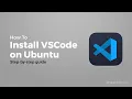 VirtualBox Ubuntu Setting Up VSCode and Java Extensions - Easy Installation Guide