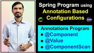 Spring Annotations Component Value ComponentScan Annotation Based Configurations
