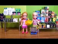 Elsa and Anna toddler at the store - shopping