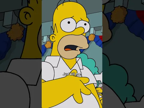 homer offers to sacrifice himself to save the town 😳 #thesimpsons
