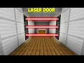 How to Make a Laser Door in Minecraft Minecraft Bedrock Command Block Tutorial