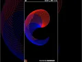 Colorful spiral circle graphic program using python turtle graphics