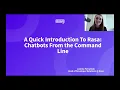 Download Lagu A QUICK INTRODUCTION TO RASA: CHATBOTS FROM THE COMMAND LINE