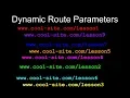 Sapper - Dynamic Route Parameters