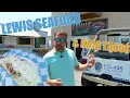 Lewis Seafood and Lewis Food Shack Topsail Beach NC with Topsail Tanner