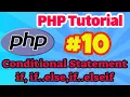 PHP Tutorial Conditional Statements in PHP