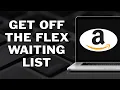 How To Get Off the Amazon Flex Waiting List