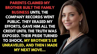 Parents Claimed My Brother Built the Family Business—Until the Company Records Went Public...
