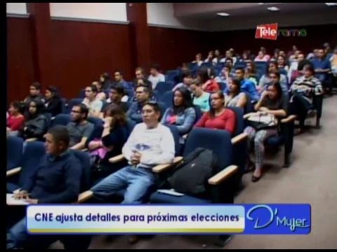 CNE ajusta detalles para próximas elecciones