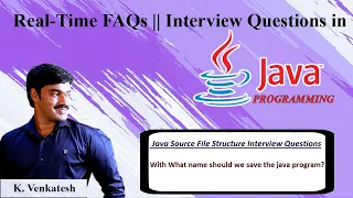 3 Java Source File Structure With what name should i save java program Ques