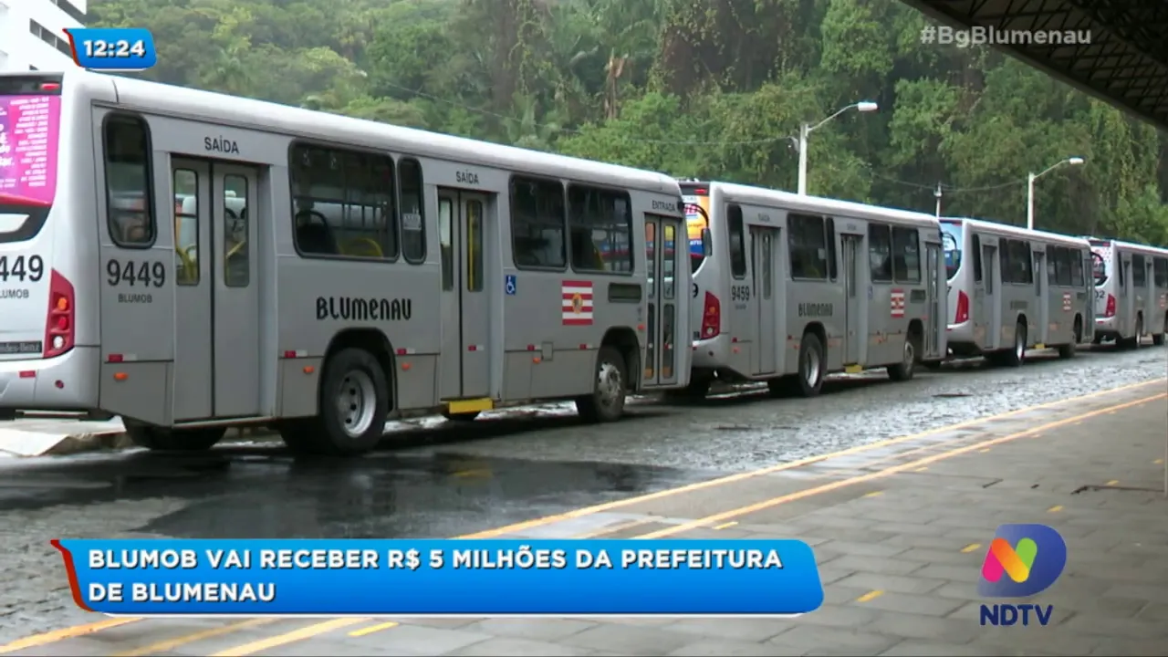 Blumob vai receber R$ 5 milhões da Prefeitura de Blumenau