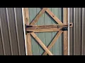 Barn door handles
