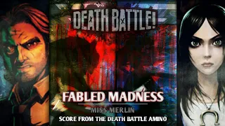 death battle fan score fabled madness fables vs american mcgees alice bigby vs alice 