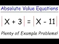 How To Solve Absolute Value Equations