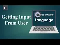 Getting Input from User With the help of Scanf function How to Make Unit Convertor in C 11