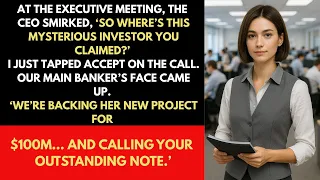My CEO Laughed At My Fake Investor Until I Triggered His 70M Loan Collapse 