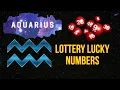 Aquarius Lottery lucky numbers