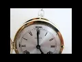 Sold OBSERVER KIENINGER Ship Wall Clock Germany Nautical Bell Chime Vintage SERVICED