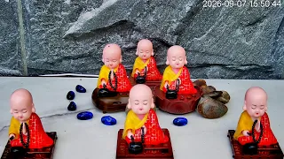 🔴Little Monk Wooden Fish 🪷 | Zen Meditation | Peaceful Real-Life Scenery - LIVE  Webcam